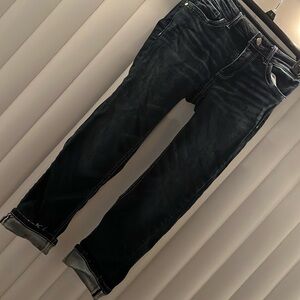 BKE Stella dark wash capris